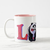 パンダベアーバレンタインデー ツートーンマグカップ (左)