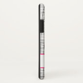 パンダベアーピンクと黒動物ガーリーモノグラム Case-Mate iPhoneケース (裏面/右)