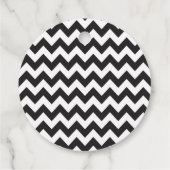 パンダベアーピンクガールズバースデーパーティールラウンド フェイバータグ (裏面)