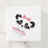 パンダベアーピンクガールズバースデーパーティー フェイバータグ (インサイチュ)