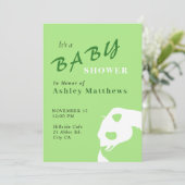 パンダベアーベイビーシャワー招待状 招待状 (スタンド正面)