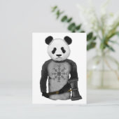 パンダベアーホールディングトールバイキングハンマー ポストカード (スタンド正面)