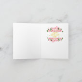 パンダベアーマザーアンドベビーマザーズデイカード サンキューカード (内部)