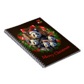 パンダベアーメリークリスマス ノートブック (右側)