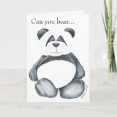パンダベア写真 カード (正面)