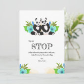 パンダベア妊娠発表 招待状 (スタンド正面)