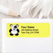 パンダベア差出人住所ラベル ラベル (インサイチュ)