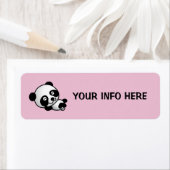 パンダベア差出人住所ラベル ラベル (インサイチュ)