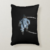 パンダベア忍者空手サムライ武術アーツ アクセントクッション (正面(垂直))