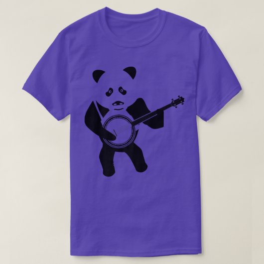 パンダベア遊ズのバンジョプレミアム Tシャツ (デザイン正面)