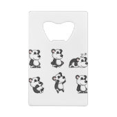 パンダベア クレジットカード栓抜き (裏面)