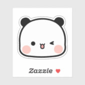 パンダベア，ブブとデュドゥ，顔ブブ シール (シート)