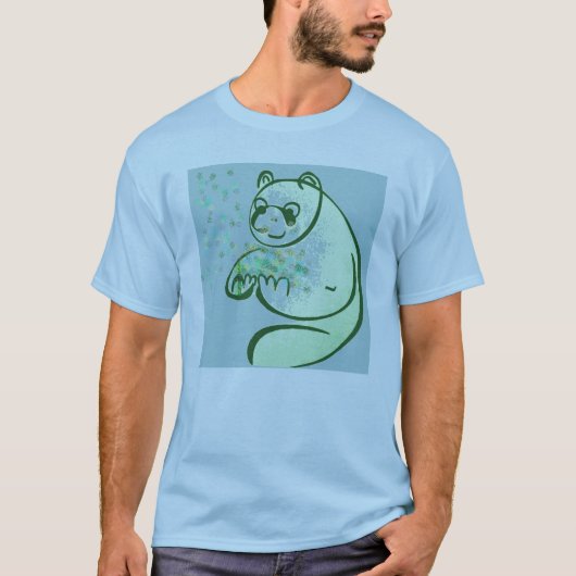 パンダベア ポップアート Tシャツ (正面)