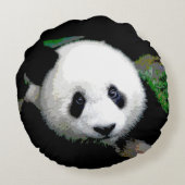 パンダベア ラウンドクッション (裏面)