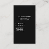 パンダベア 名刺 (裏面)