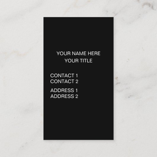 パンダベア 名刺 (裏面)