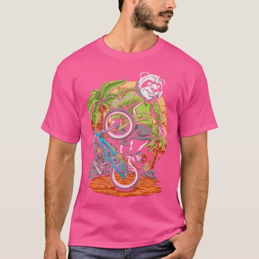 パンダベアBmx Tシャツ (正面)