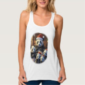 パンダベアTシャツ タンクトップ (正面)