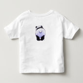 パンダベアTシャツ トドラーTシャツ (裏面)