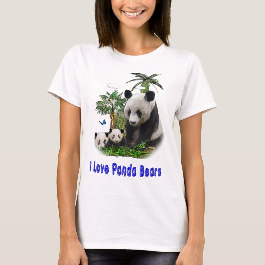 パンダベアTシャツ Tシャツ (正面)