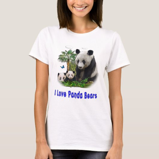 パンダベアTシャツ Tシャツ (正面)