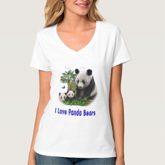 パンダベアTシャツ Tシャツ (正面)