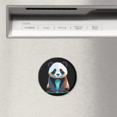 パンダベクターアート鮮やかカラー マグネット (インサイチュ (食洗機))