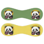 パンダベビークマかわいい幸せ ソフトボール (パネル)