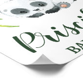 パンダベビー男女兼用シャワーへようこそ ポスター (角)