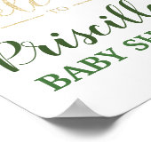 パンダベビー男女兼用シャワーへようこそ ポスター (角)