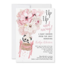 パンダホットエアバルーンシャワーbyメール招待状