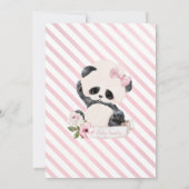 パンダホットエアバルーンシャワーbyメール招待状 招待状 (裏面)