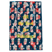 パンダホリデーカスタマイズ ミディアムペーパーバッグ (正面)