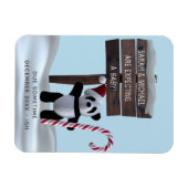 パンダホリデー妊娠告知フレキシマグネット マグネット (横)