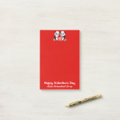 パンダホームスクールCO-OPバレンタインデー ポストイット (デスク上)