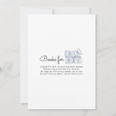 パンダボーイ赤ちゃんシャワー 招待状 (裏面)