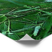 パンダポスタープリント – パンダ食べーの葉ポスター ポスター (角)