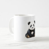 パンダポーズ コーヒーマグカップ (正面左)