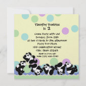 パンダマニア 招待状 (正面)