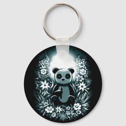 パンダムーン キーホルダー (正面)