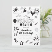 パンダモニアムキッズバースデーパーティーを開催 招待状 (スタンド正面)