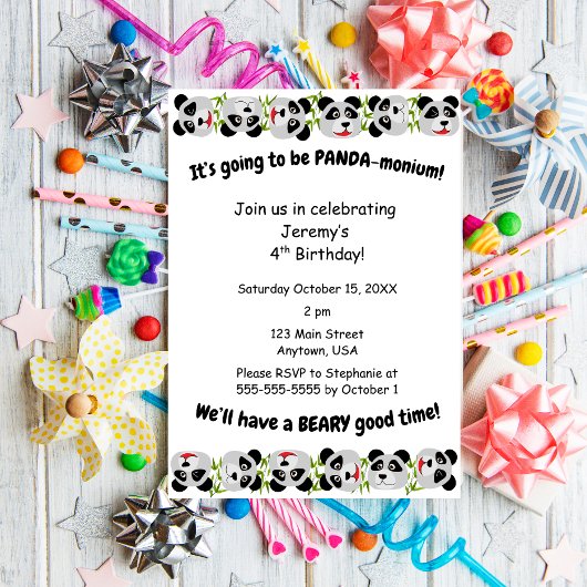 パンダモニウムだ 招待状