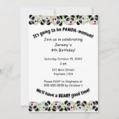 パンダモニウムだ 招待状 (正面)