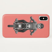 パンダモーターサイルライダー Case-Mate iPhoneケース (裏面(横))