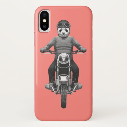 パンダモーターサイルライダー Case-Mate iPhoneケース (裏面)