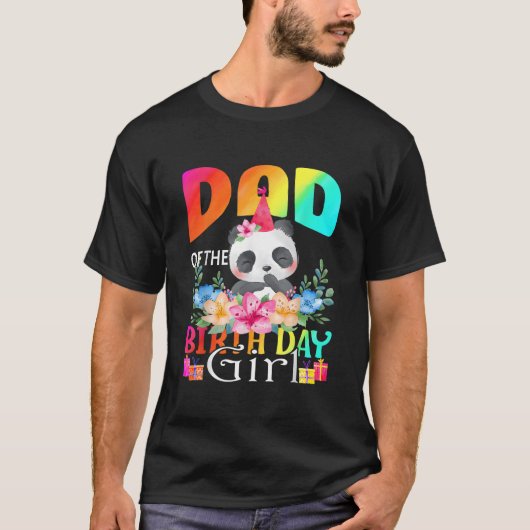 パンダユニコーンのお父さん Tシャツ (正面)