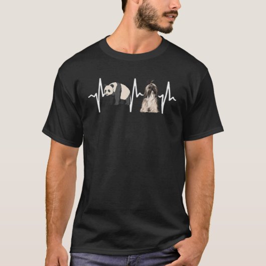 パンダラサアプソスハートビートドッグ Tシャツ (正面)