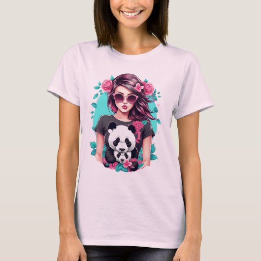 パンダラブ Tシャツ (正面)