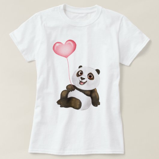 パンダラブ Tシャツ (デザイン正面)