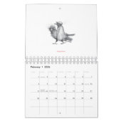 パンダンタリストのプニー動物 カレンダー (2月 2026)